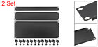 2 Sets 1u 2u 4u Blank Panel Metal Rack Mount 19 Inches Filler Panel Mount