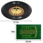 Roulette Wheel Game Set Casino Game Set With 120 Chips  2 Pairs Of Poker game   
