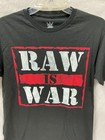 Wwe Raw Is War Retro Logo T-shirt Wrestling Wwf Shirt Tee Size L 2018