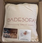 Badesofa Nwt Luxury Bath Pillow   Duster Medium Ivory Pearl      Free Shipping     
