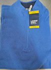 Nwt  Men s Lands End 1 4zip Ribbed Pullover - 4 Colors 5 Sizes