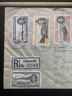 Ascension 1948 Registered Cover Royal Silver Wedding Hamburg Germany Arrival