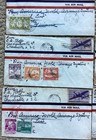 11 1946 Usa Caribbean S  Am  Mixed Franking Pan American Airways Returned Covers