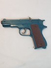 Vintage 1970s Toy Cap Gun Teal Plastic Toy Pistol Made Usa 