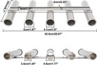 5 Tubes Boat Rod Holder Stainless Steel Boat Fishing Rod Rack For Yacht Truck Rv