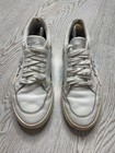 Off White 2013 White Low Top Leather Sneakers Size 43