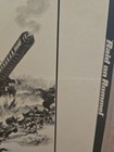 Press Kit Raid On Rommel 1971 Richard Burton Crease Across Middle