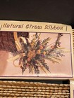 Natural Weave Straw Ribbon 10 Yards New 100  Straw New Set Of 3