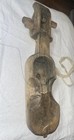 Vtg Kathmandu Nepali India Sarangi Hand Carved Folk Music String Instrument Worn
