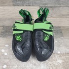 La Sportiva Skwama Vegan Womens Climbing Shoe Sz 6 Green Black Flash Round Toe