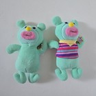 2 Fisher-price Mint Green Sing A Ma Jigs Plush 2010 - Works