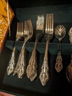 Wallace Antique Baroque Stainless Flatware - Service For 12 - 64 Pc W Chest