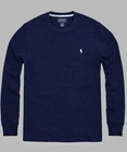 Nwt- Polo Ralph Lauren Mens Waffle Knit Thermal Long Sleeve Shirt- Navy  S - Xxl