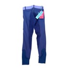 Horze Kiana Jr Leather Full Seat Breeches Kid Medium Purple Equestrian Nwt