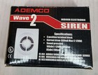 Honeywell Ademco Wave 2 Two Tone Indoor Electronic Siren All Hardware White New