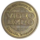 1982 Knoxville World s Fair Token - Video Game Expo  Pac Man  1980s Arcade