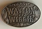 Vintage Waylon   Willie Jennings   Nelson  Belt Buckle Rca Music