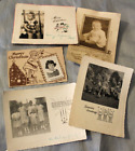 Antique   Vintage Lot Of 50 Christmas Greeting Cards Art Crafts Ephemera Used