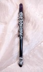 Magic Wand  Amethyst Point   Silver Triple Moon Pentacle  10  Wiccan Pagan Witch