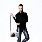 Littlearth Nfl Arizona Cardinals Clear Envelope Purse W  Black Strap - Game Day 