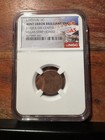 Lincoln Cent Mint Error Ngc Brilliant Unc Struck Off Center - Free Delivery