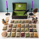 Witchcraft Supplies Kit Herbs Crystals Candles Wiccan Tools Altar Supplies Wicca