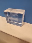 Royal Caribbean Oasis Of The Sea Crystal Block Paperweight