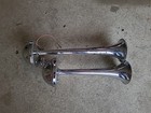 Vintage Chrome Sparton Trumpet Horns Working  Automobile Rat Rod