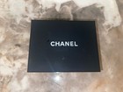 Chanel Authentic Medium All Crystal Cc Logo Brooch Pin Gold Tone With Box
