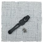 Black Titanium Deep Carry Pocket Clip For Spyderco Para 3 Knife