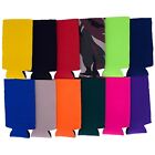 Blank Neoprene Collapsible Slim Can Coolie  Choose Color And Quantity