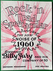 Rock  n Trad Spectacular Starring Billy Fury Souvenir Programme   Ticket Stub