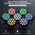 Par Light 12led Rgb Dmx Strobe Stage Lighting Party Disco Dj Lights With Remote