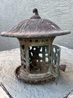 Antique vintage Garden Pagoda Cast Iron Heavy Great Quality