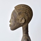 Baule Seated Wood Figure C  te D ivoire