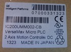 New Oem Ge Fanuc Versamax Micro Plc Controller Ic200umm002 -cb Japan Fast Ship