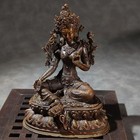 Green Tara Vajrayana Antique-style Buddha Statue Ornament Worship Collection