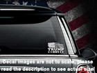Trump 2024 In Distressed Us Flag Cut Vinyl Decal Sticker Us Seller Us Made Maga