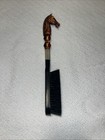 Mcm  Horse Head Handle Clothes garment Brush 10 5in