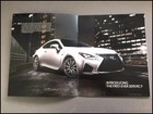 2015 Lexus Rcf Rc F Coupe V8 16-page Original Car Sales Brochure Catalog