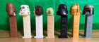 Pez - Star Wars Pez   7  - Cp3o  Chewbacca  Leia  Yoda  Darth  Stormtrooper 