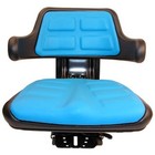 Blue Seat Fits Ford New Holland Tractor With Adjustable Angle And Full Susp