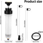 200cc Car Oil Change Brake Bleeder Fluid Extractor Filling Syringe Hand Pump