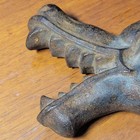 Antique Cast Iron Dragon Gargoyle Head Architectural Salvage Very Heavy 5 