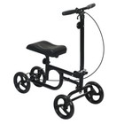 Elenker All-road Knee Walker Medical Scooter Steerable Crutch Alternative Black