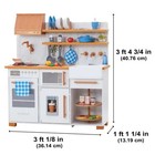 Kidkraft Fun And Fresh Wooden Play Kitchen  All-in-one Role-playing Set For Kids