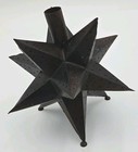 Vintage Metal Moravian 10    Star Votive Candle Holder Lamp