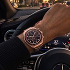 Clart   Rose Gold Automatic Chrono-style Watch Sapphire Crystal Steel 40mm
