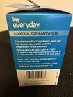 L eggs Everyday Control Top Pantyhose W  Sheer Toe  3-pack Size Q Color Nude Nip