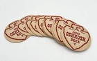 Vintage 40s Chief Oshkosh Beer Coasters Set Of 14 Oshkosh Advertising Usa
